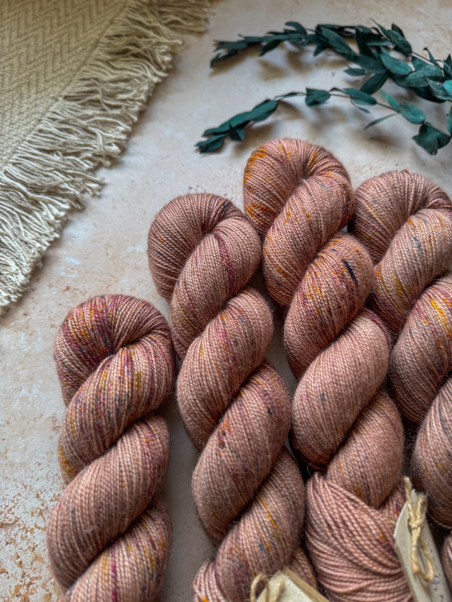 Corallina - BFL Twist Sock