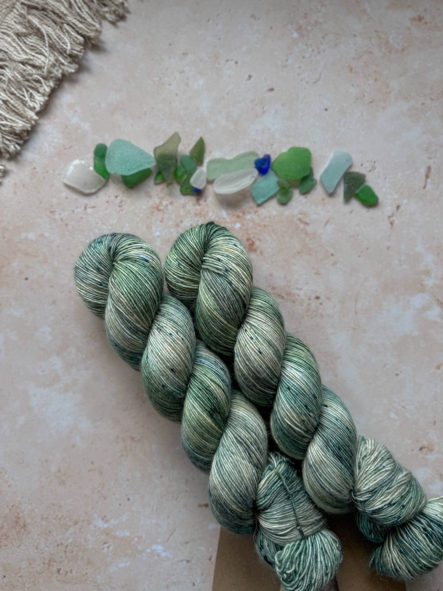 Salt-etched Sea Glass - Merino Singles
