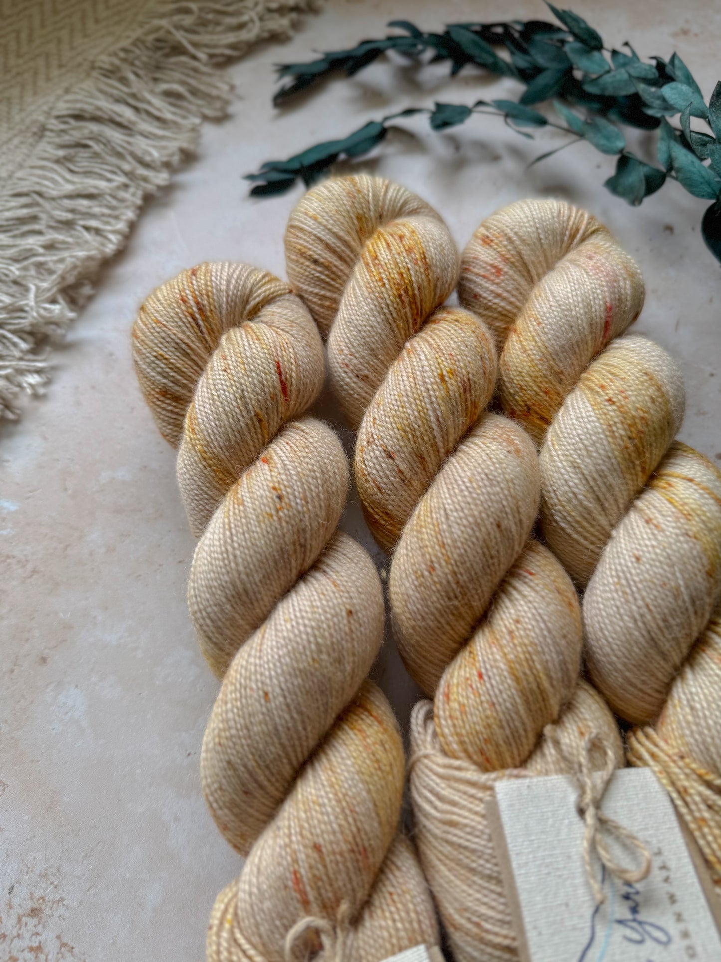 Crab Tracks - BFL Twist Sock