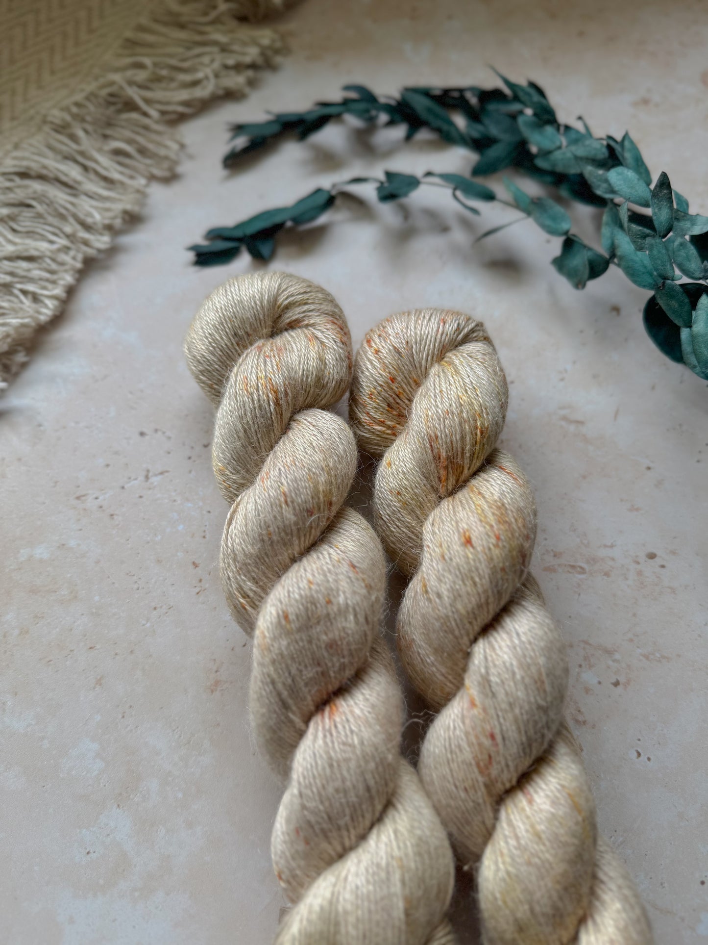 Crab Tracks - Linen Fingering