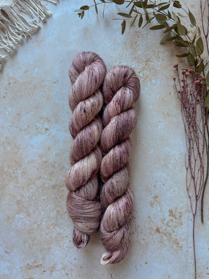 Purple Laver - Linen Fingering