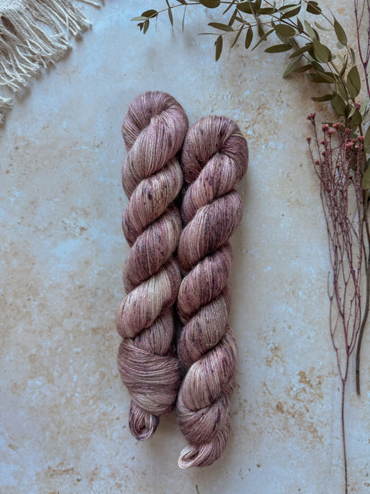 Purple Laver - Linen Fingering