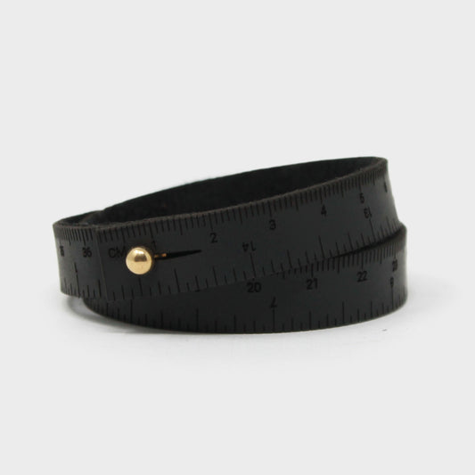 Black Leather Wrist Ruler