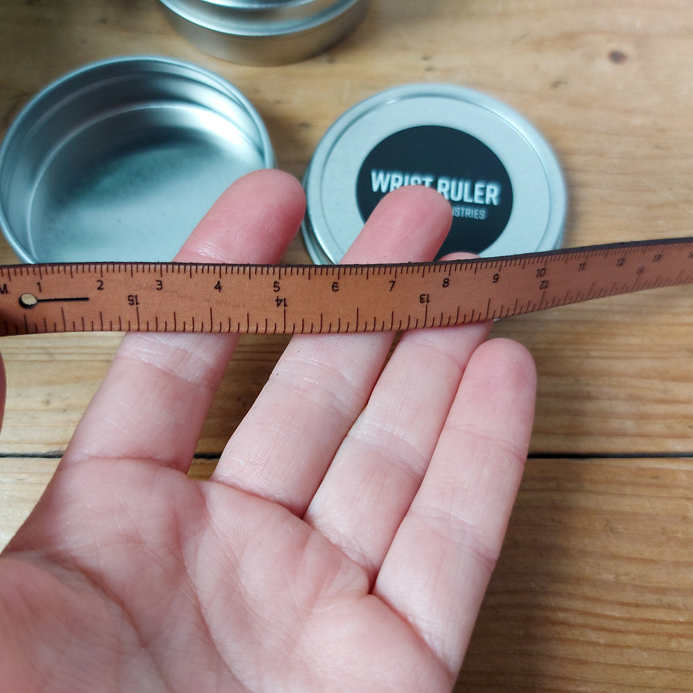 Brown Leather Wrist Ruler